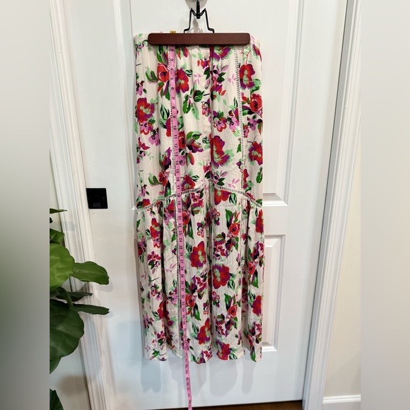 ASOS DESIGN Crinkle Maxi Skirt with Lace Trim Detail - Picture 8 of 8